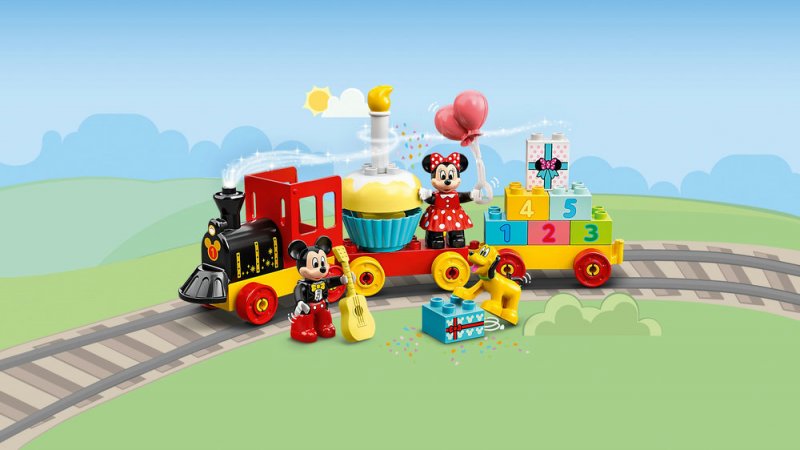 LEGO® DUPLO® │ Disney 10941 Narozeninový vláček Mickeyho a Minnie