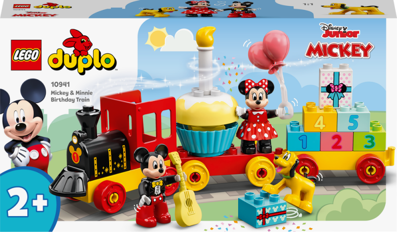 LEGO® DUPLO® │ Disney 10941 Narozeninový vláček Mickeyho a Minnie