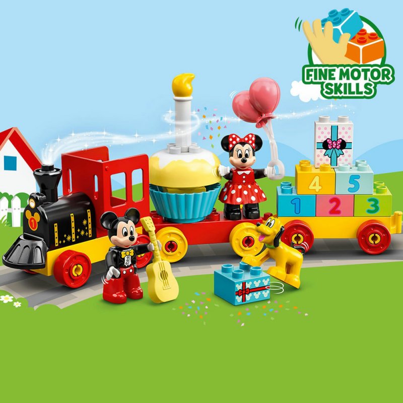 LEGO® DUPLO® │ Disney 10941 Narozeninový vláček Mickeyho a Minnie