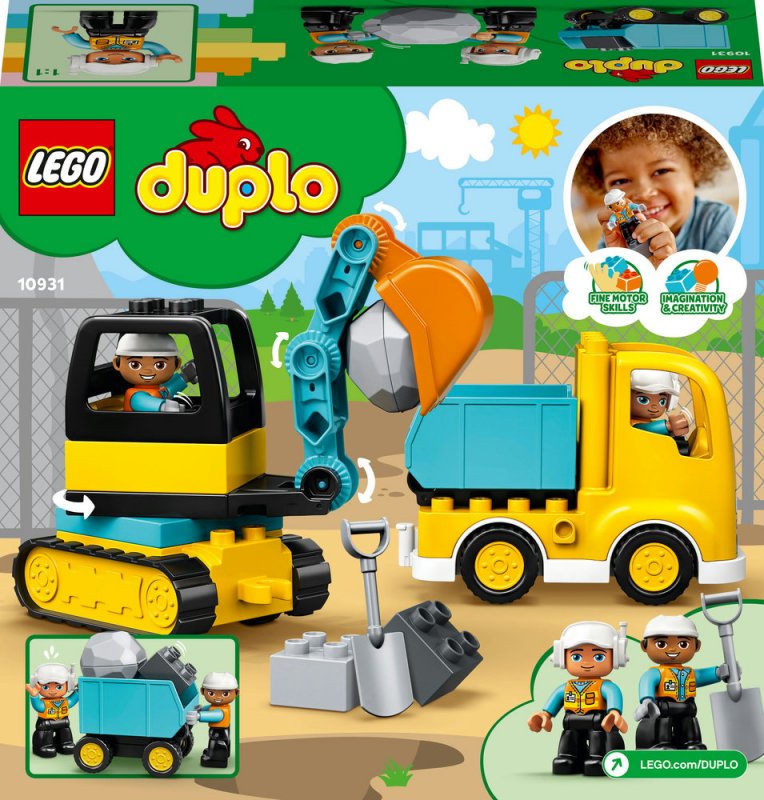 LEGO® DUPLO® 10931 Náklaďák a pásový bagr