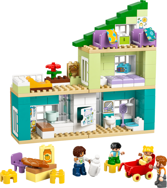 LEGO® DUPLO® 10470 Moderní rodinný dům 3 v 1 s figurkami