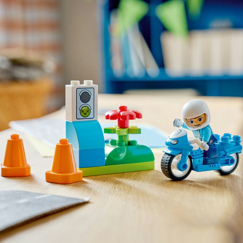 LEGO® DUPLO® 10471 Modrá policejní motorka
