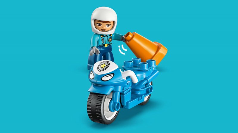 LEGO® DUPLO® 10471 Modrá policejní motorka