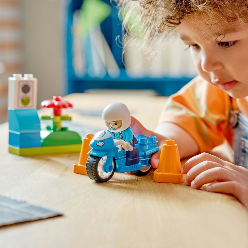LEGO® DUPLO® 10471 Modrá policejní motorka