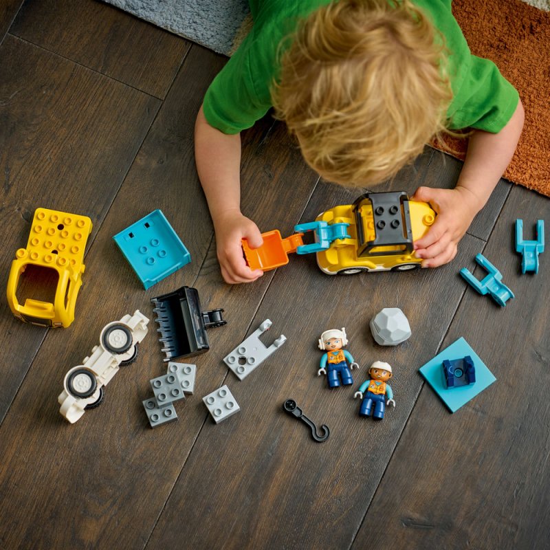 LEGO® DUPLO® 10475 Vozidla na stavbě 3 v 1