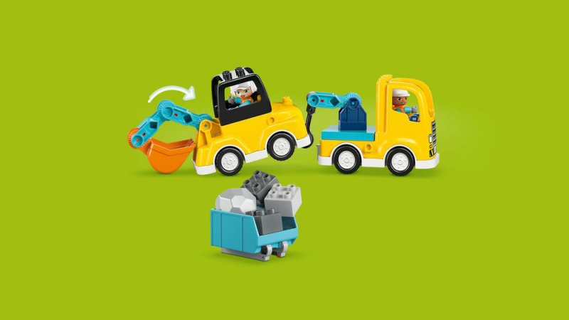 LEGO® DUPLO® 10475 Vozidla na stavbě 3 v 1