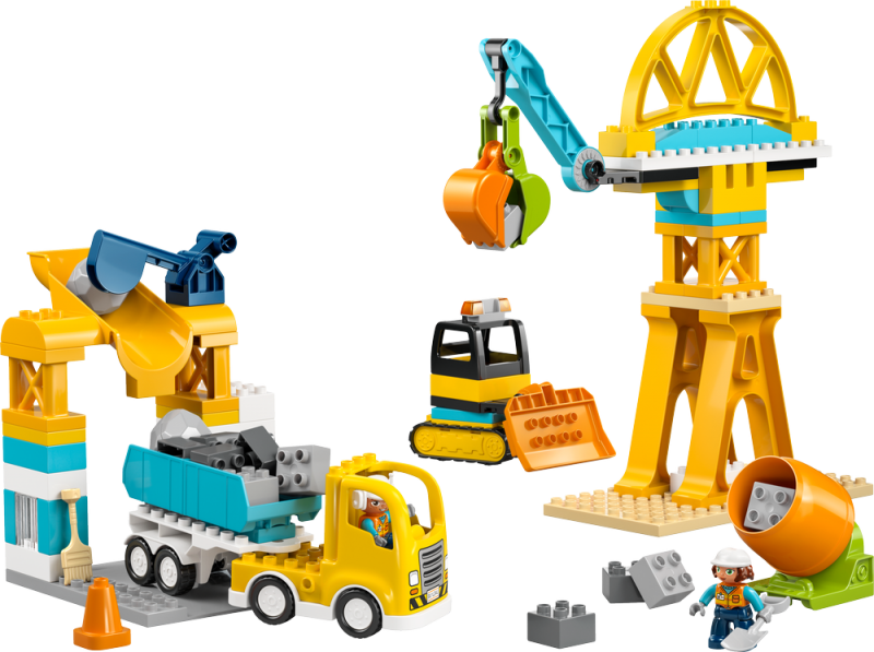 LEGO® DUPLO® 10476 Staveniště a vozidla 3 v 1