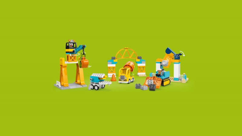 LEGO® DUPLO® 10476 Staveniště a vozidla 3 v 1