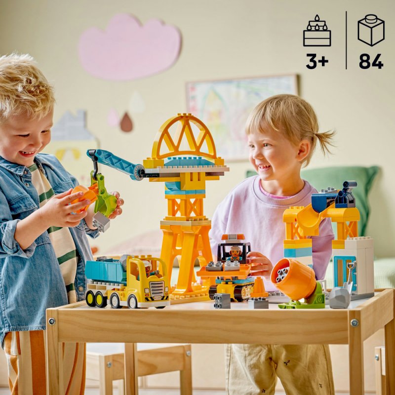 LEGO® DUPLO® 10476 Staveniště a vozidla 3 v 1