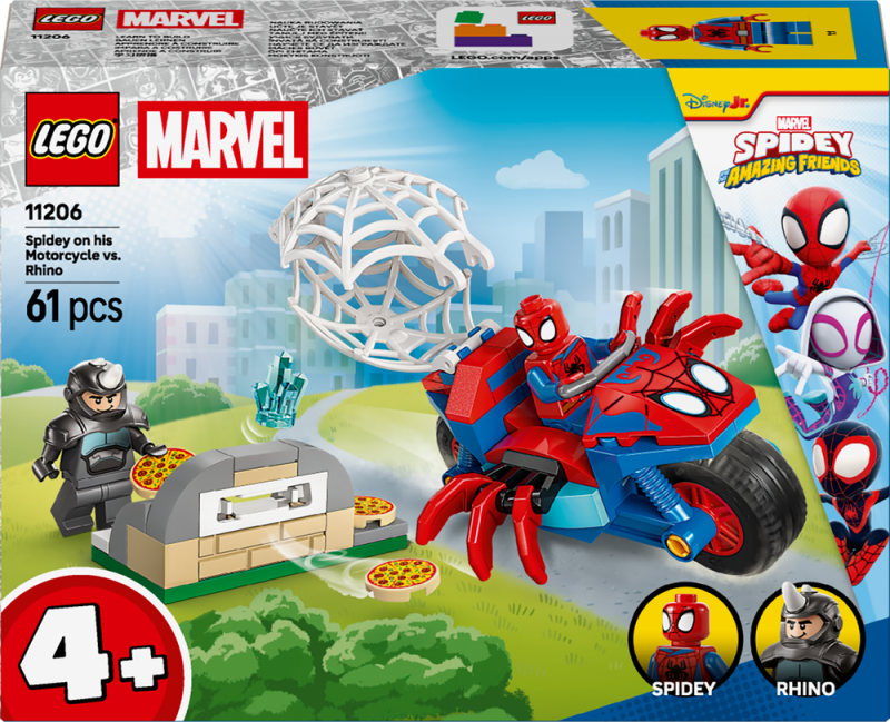 LEGO® ǀ Marvel 11206 Spidey na motorce vs. Rhino