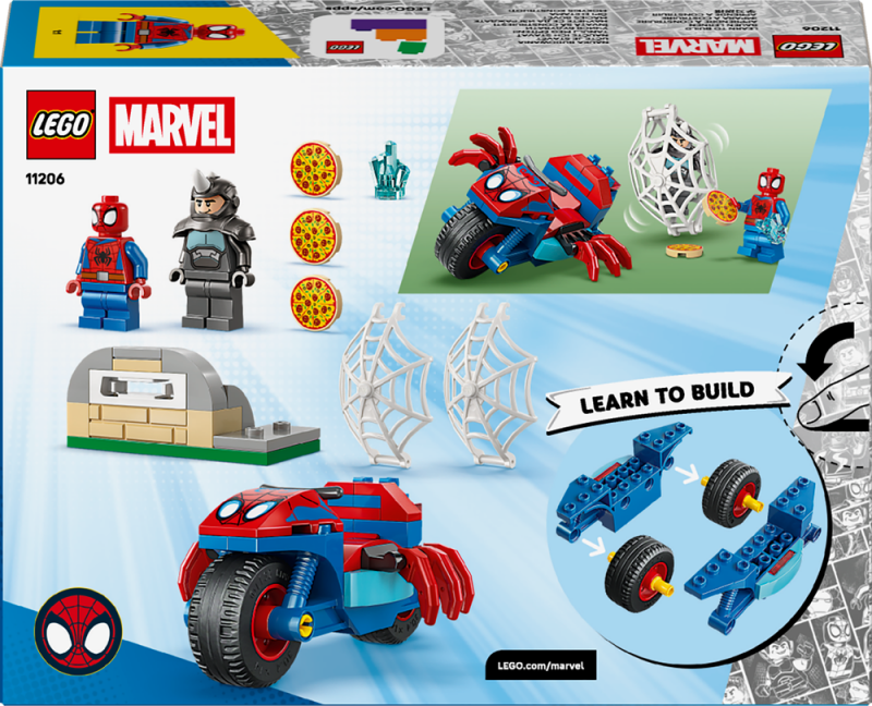 LEGO® ǀ Marvel 11206 Spidey na motorce vs. Rhino