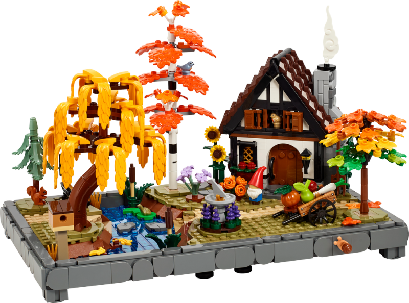 LEGO® Icons 11372 Chata a podzimní zahrada