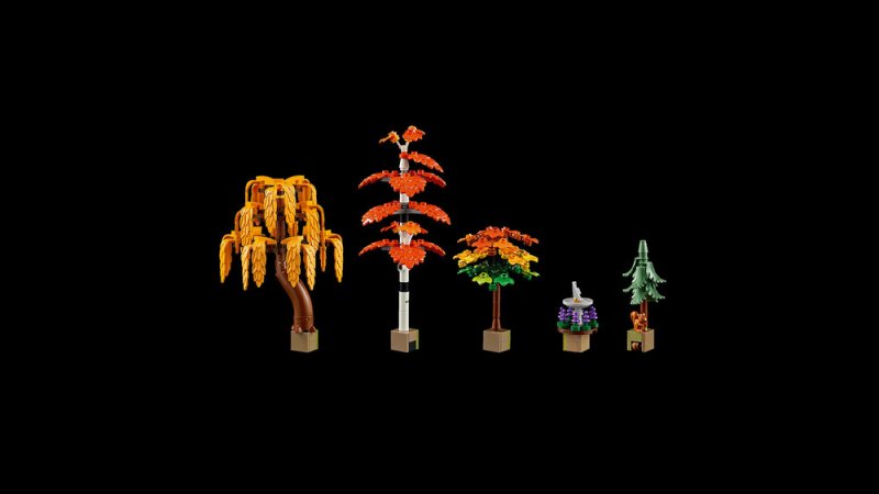 LEGO® Icons 11372 Chata a podzimní zahrada