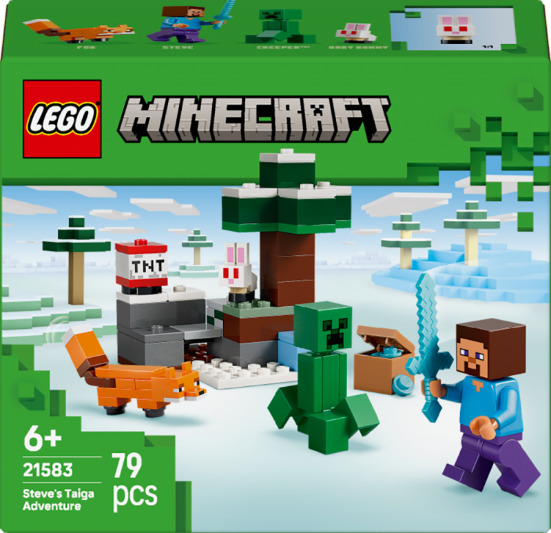 LEGO® Minecraft® 21583 Steve a dobrodružství v tajze