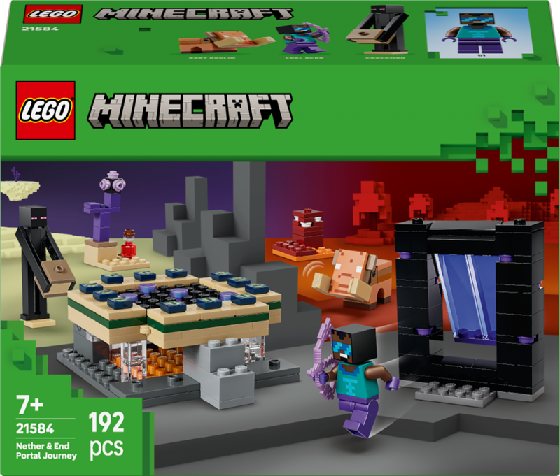 LEGO® Minecraft® 21584 Cesta portálem do Netheru a Endu