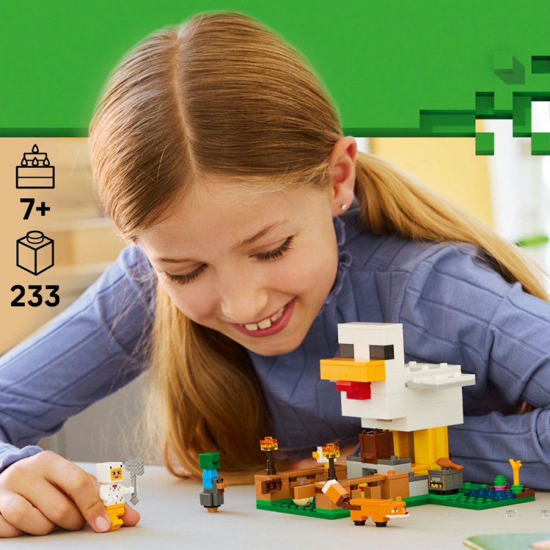 LEGO® Minecraft® 21585 Slepičí farma