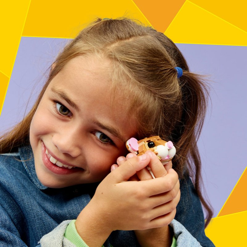 LEGO® Creator 3 v 1 31376 Roztomilý křeček s květinou