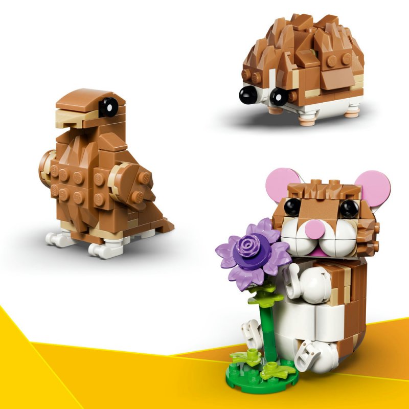 LEGO® Creator 3 v 1 31376 Roztomilý křeček s květinou