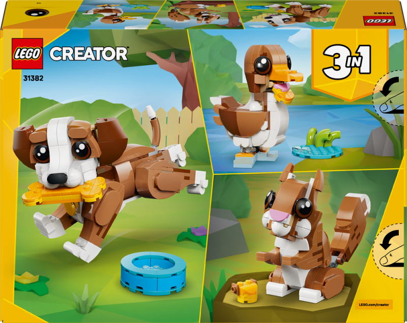 LEGO® Creator 3 v 1 31382 Roztomilá zvířata: Roztomilé štěňátko