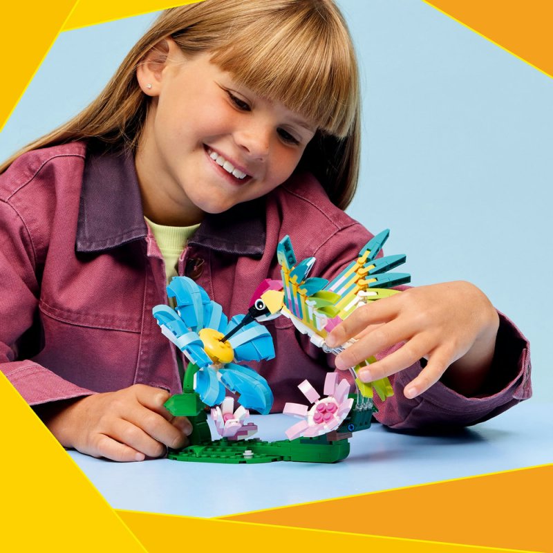 LEGO® Creator 3 v 1 31384 Divoká zvířata: Barevný kolibřík