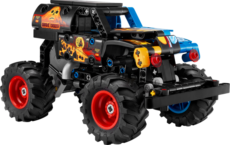 LEGO® Technic 42219 Monster Jam™ Grave Digger™ Oheň a led