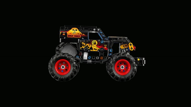 LEGO® Technic 42219 Monster Jam™ Grave Digger™ Oheň a led