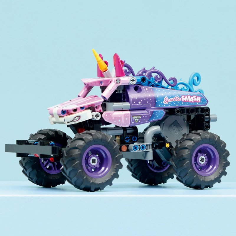 LEGO® Technic 42220 Monster Jam™ Sparkle Smash™ s natahovacím motorem