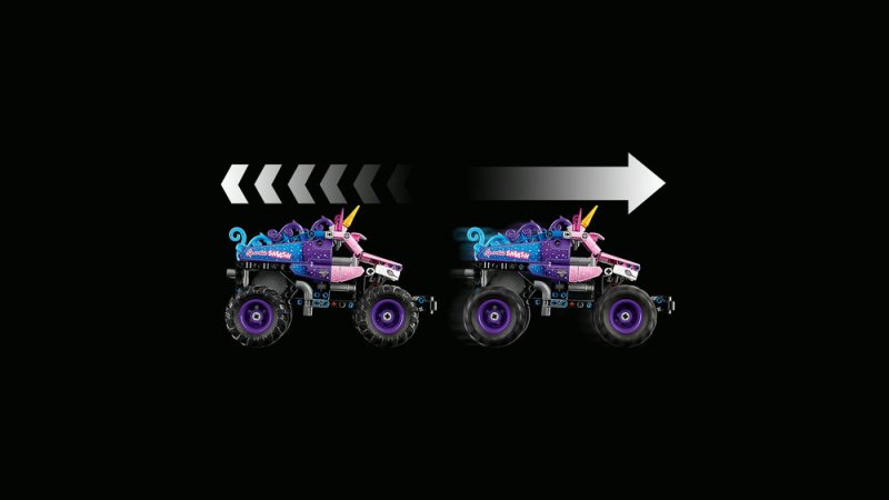 LEGO® Technic 42220 Monster Jam™ Sparkle Smash™ s natahovacím motorem