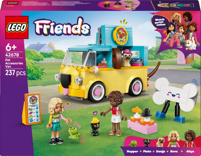 LEGO® Friends 42678 Dodávka s doplňky pro mazlíčky