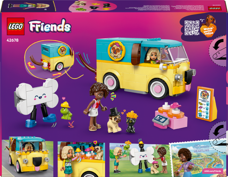 LEGO® Friends 42678 Dodávka s doplňky pro mazlíčky