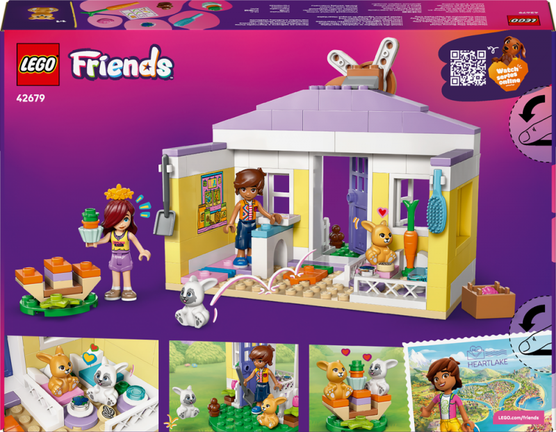 LEGO® Friends 42679 Hotel pro králíčky v městečku Heartlake