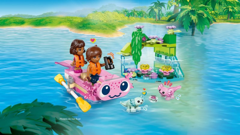 LEGO® Friends 42681 Dobrodružný člun s axolotly