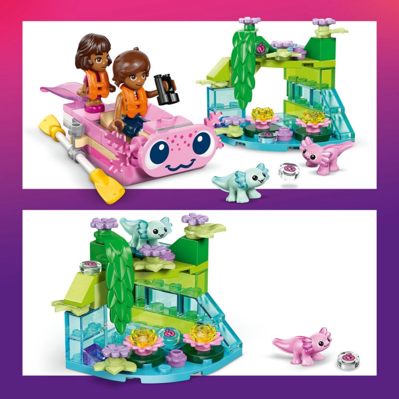 LEGO® Friends 42681 Dobrodružný člun s axolotly