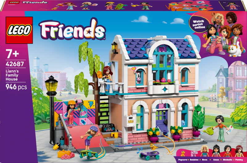 LEGO® Friends 42687 Liann a její rodinný dům