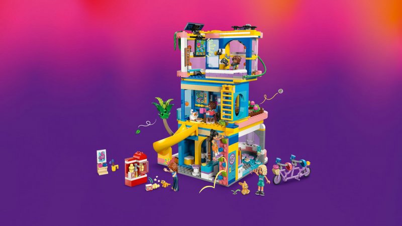 LEGO® Friends 42689 Klubovna pro kamarády v městečku Heartlake