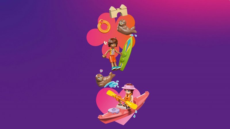 LEGO® Friends 42699 Plážový dům s tuleni