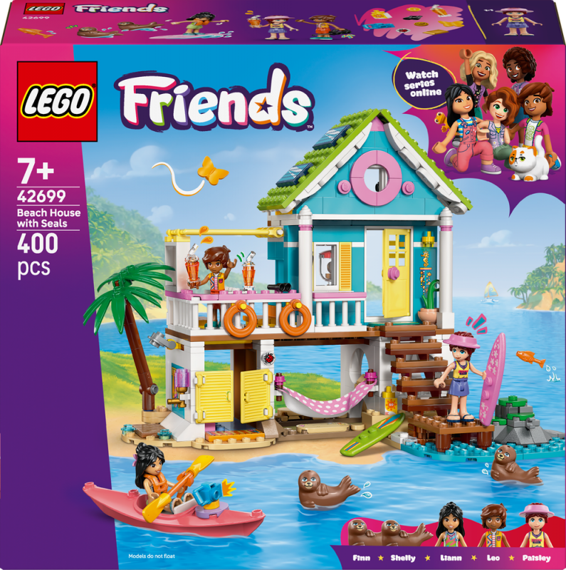 LEGO® Friends 42699 Plážový dům s tuleni