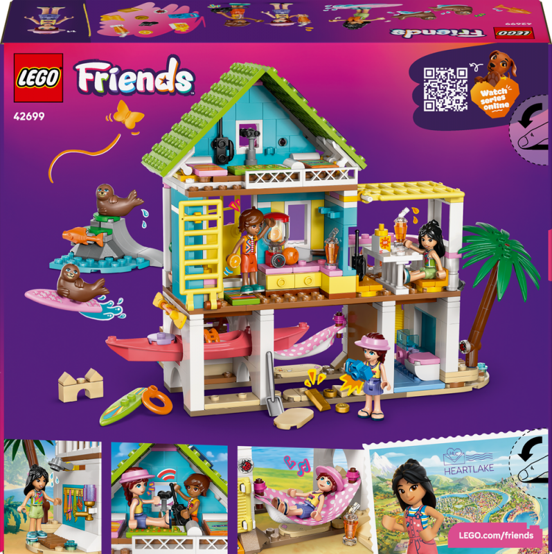 LEGO® Friends 42699 Plážový dům s tuleni
