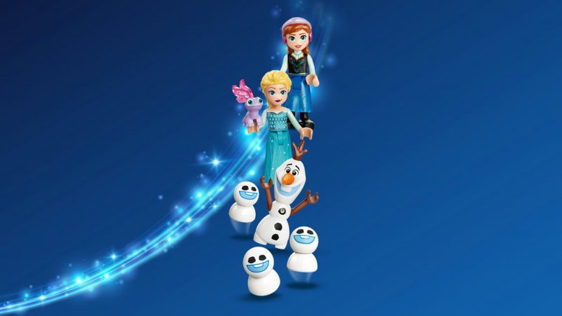 LEGO® │ Disney Princess 43281 Elsin ledový palác a jízda na sněhu