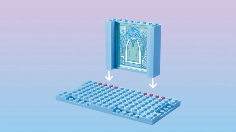 LEGO® │ Disney Princess 43281 Elsin ledový palác a jízda na sněhu