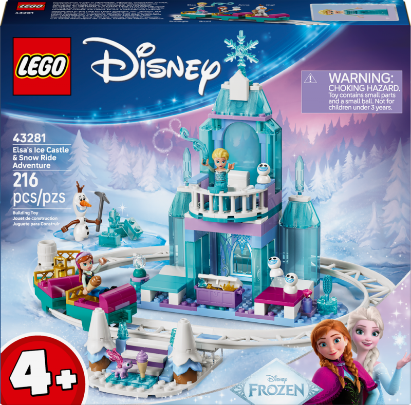 LEGO® │ Disney Princess 43281 Elsin ledový palác a jízda na sněhu