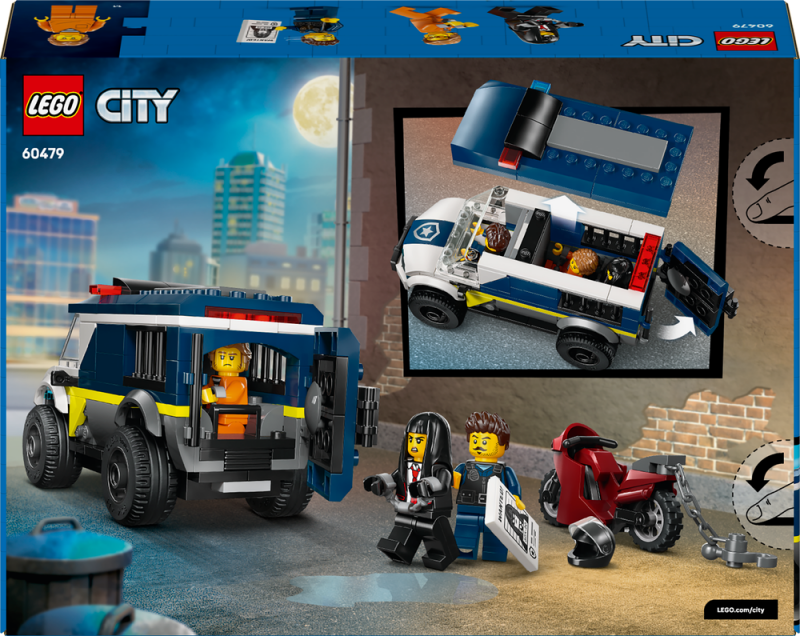 LEGO® City 60479 Policejní dodávka pro převoz vězňů