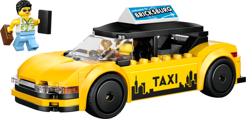 LEGO® City 60487 Žlutý taxík