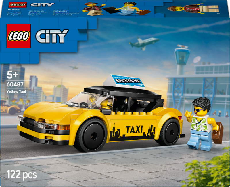 LEGO® City 60487 Žlutý taxík