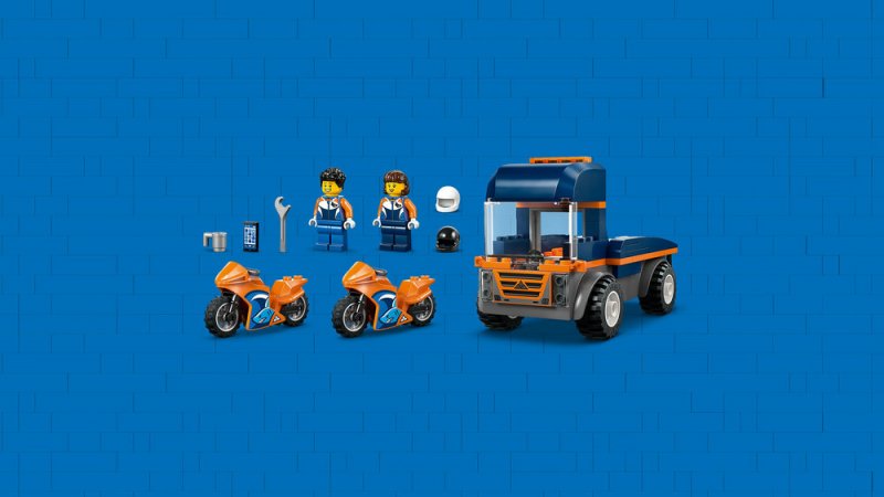 LEGO® City 60491 Kamion na přepravu motorek