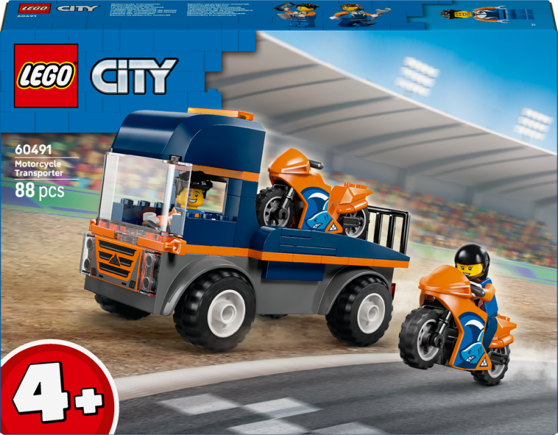 LEGO® City 60491 Kamion na přepravu motorek