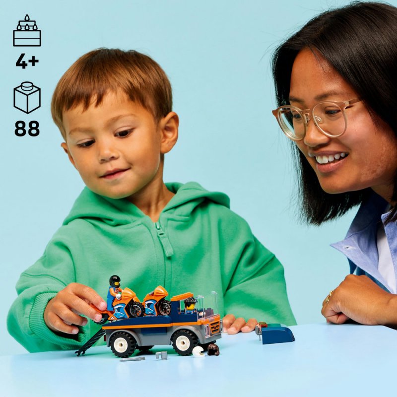 LEGO® City 60491 Kamion na přepravu motorek