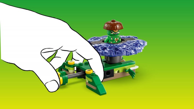 LEGO® NINJAGO® 71849 Nya vs. spinner zmutované příšery