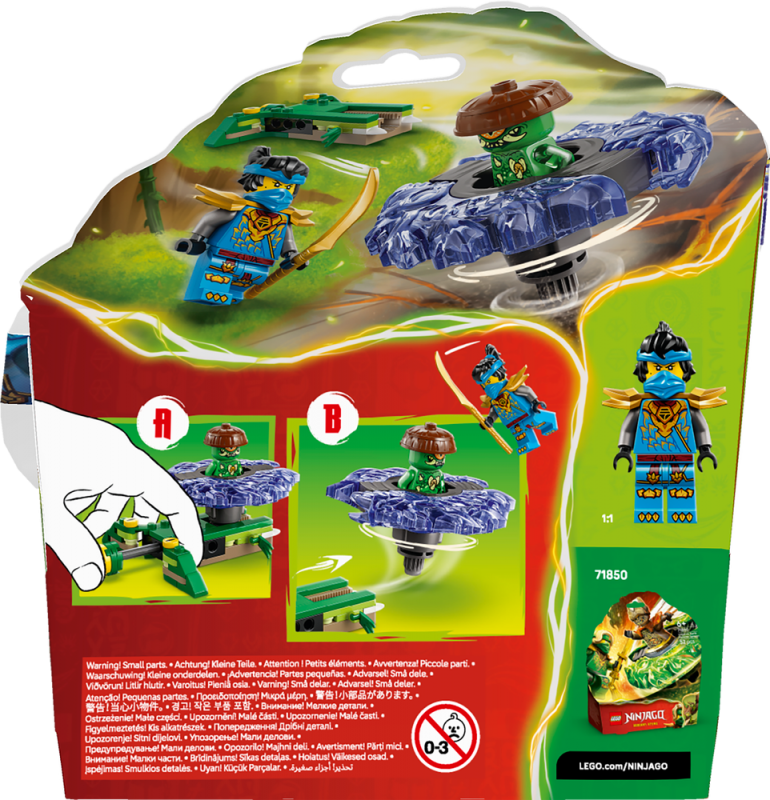 LEGO® NINJAGO® 71849 Nya vs. spinner zmutované příšery