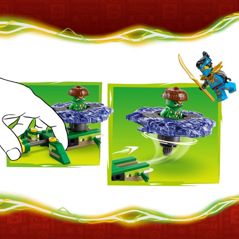 LEGO® NINJAGO® 71849 Nya vs. spinner zmutované příšery